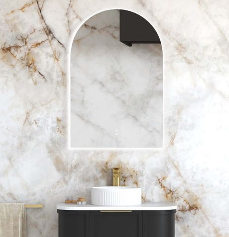 LED Archie 900(H)x600(W) Frameless Tuffi Mirror