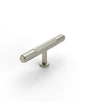 Soho - 80mm  Brushed Nickel Handle (Premium Solid Brass Construction)