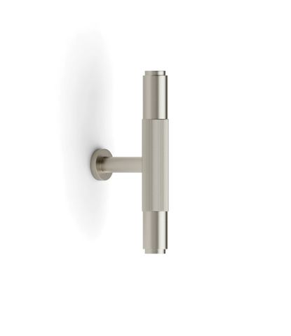 Soho - 80mm  Brushed Nickel Handle (Premium Solid Brass Construction) — detail 2