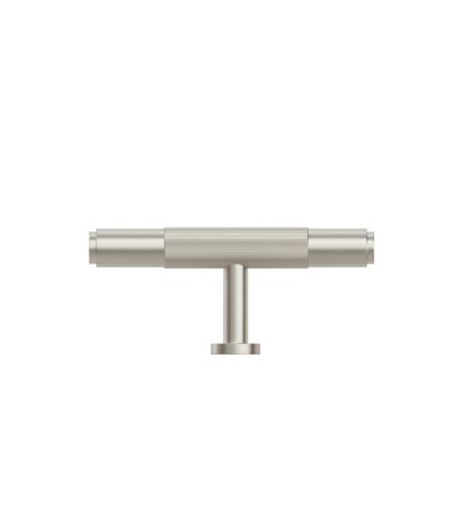 Soho - 80mm  Brushed Nickel Handle (Premium Solid Brass Construction) — detail 3
