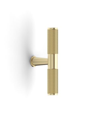 Nord - 80mm Brushed Brass Handle (Premium Solid Brass Construction) — detail 2