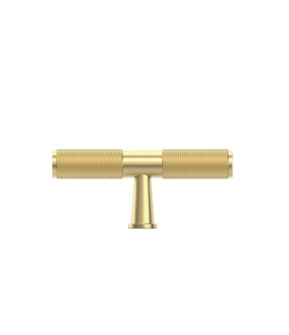 Nord - 80mm Brushed Brass Handle (Premium Solid Brass Construction) — detail 3