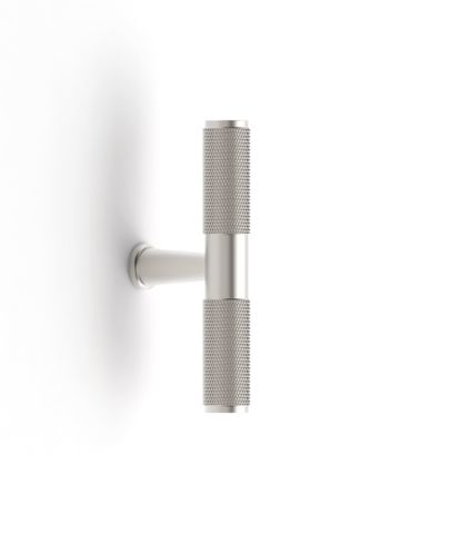 Nord - 80mm  Brushed Nickel Handle (Premium Solid Brass Construction) — detail 2