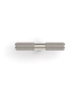Nord - 80mm  Brushed Nickel Handle (Premium Solid Brass Construction) — detail 3