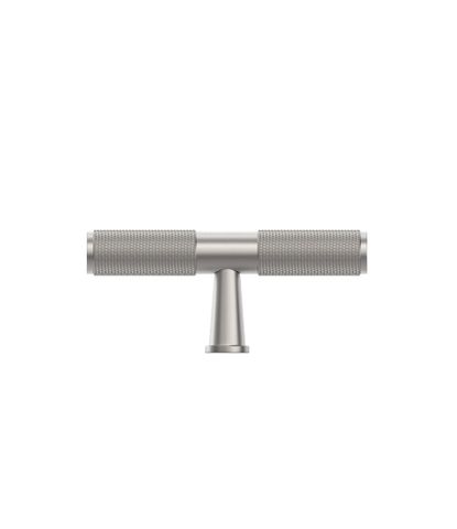 Nord - 80mm  Brushed Nickel Handle (Premium Solid Brass Construction) — detail 4