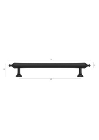 Heirloom - 171mm Matte Black Handle (Premium Solid Brass Construction) — detail 4