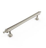 Heirloom - 171mm  Brushed Nickel Handle (Premium Solid Brass Construction)