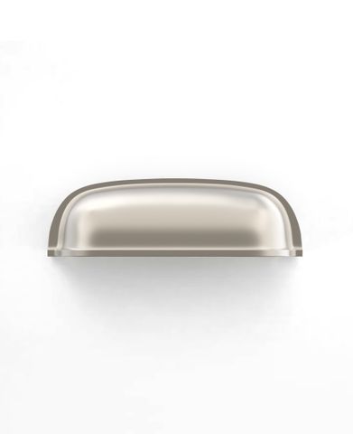 Newport - 90mm  Brushed Nickel Handle (Premium Solid Brass Construction) — detail 2