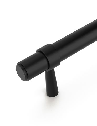 Astor - 168mm Matte Black Handle (Premium Solid Brass Construction) — detail 4