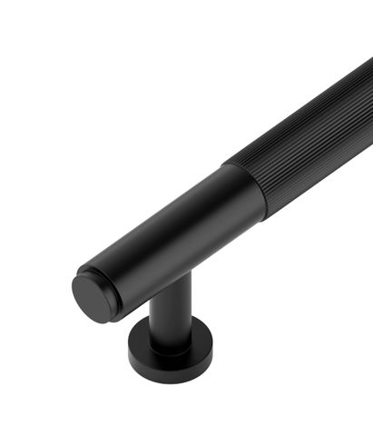 Soho - 132mm Matte Black Handle (Premium Solid Brass Construction) — detail 4
