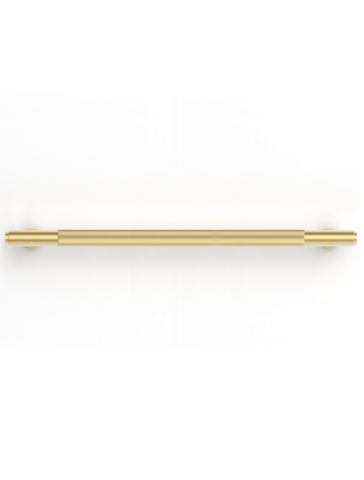 Soho - 225mm Brushed Brass Handle (Premium Solid Brass Construction) — detail 3