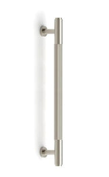 Soho - 195mm  Brushed Nickel Handle (Premium Solid Brass Construction) — detail 2