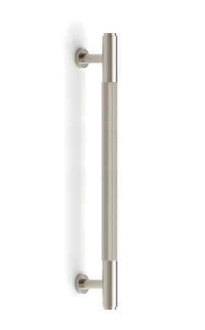 Soho - 195mm  Brushed Nickel Handle (Premium Solid Brass Construction) — detail 2