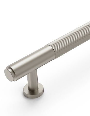 Soho - 225mm  Brushed Nickel Handle (Premium Solid Brass Construction) — detail 4