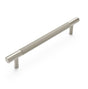 Nord - 200mm  Brushed Nickel Handle (Premium Solid Brass Construction)
