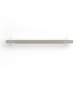 Nord - 235mm  Brushed Nickel Handle (Premium Solid Brass Construction) — detail 3