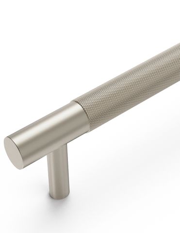 Nord - 130mm  Brushed Nickel Handle (Premium Solid Brass Construction) — detail 3