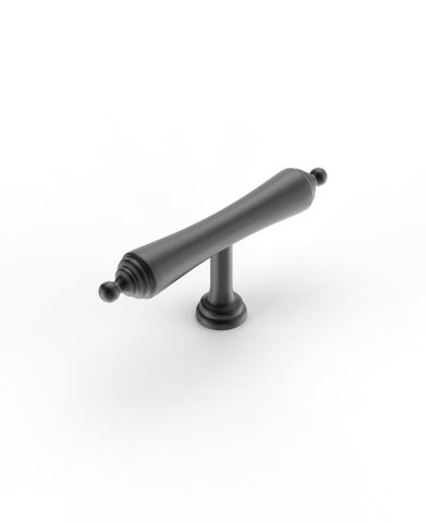 Heirloom - 80mm Gun Metal Handle (Premium Solid Brass Construction)