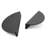 Dune - 80mm Matte Black Handle (Premium Solid Brass Construction) — detail 3