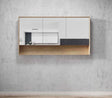 Byron 1500x800 Natural Oak Shaving Cabinet