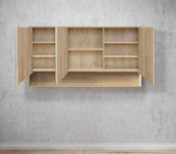 Byron 1500x800 Natural Oak Shaving Cabinet — detail 2