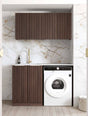 Laundry Kit 1305B Havana Sable Walnut with Natural Carrara Marble Top
