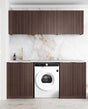 Laundry Kit 1960B Havana Sable Walnut with Natural Carrara Marble Top