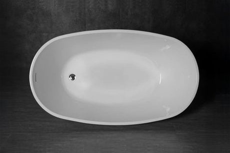 Vinny 1300x700x580 Gloss White Bathtub OF — detail 2