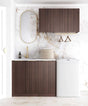 Laundry Kit 1715A Havana Sable Walnut with Pure White Top
