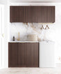 Laundry Kit 1715B Havana Sable Walnut with Matte White Top