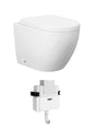 Voghera Toilet Package - WF Pan, Thick seat, R&T Delta Lowrise Cistern (Button Sold Separately)