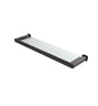 Oskar Gun Metal Metal & Glass Shelf
