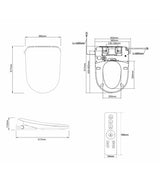 Radiant Bidet Spa Toilet Set — detail 3