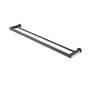 Oskar 750mm Gun Metal Double Towel Rail