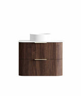 Havana 750mm Sable Walnut Fluted Cabinet — detail 6