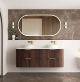Havana 1500mm Sable Walnut Fluted Cabinet — detail 2