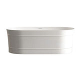 Attica Bondi 1500 Matte White Bath with Overflow — detail 5