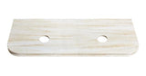 Havana 1500mm Sable Walnut Fluted Wall Hung Curve Vanity with Sand Dune Top — detail 2