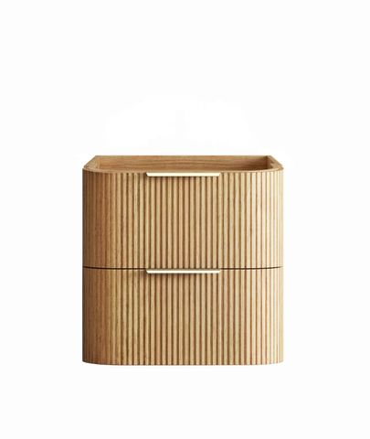 Havana 600mm Woodland Oak Fluted Cabinet — detail 4