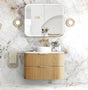 Havana 900mm Woodland Oak Fluted Cabinet