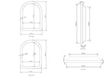 Laguna Mark II Black Oak Handle Archie Frame & Stone Insert — detail 2