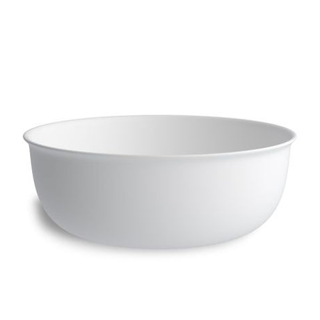 Bronte Round 360x360x130 Matte White Basin — detail 2