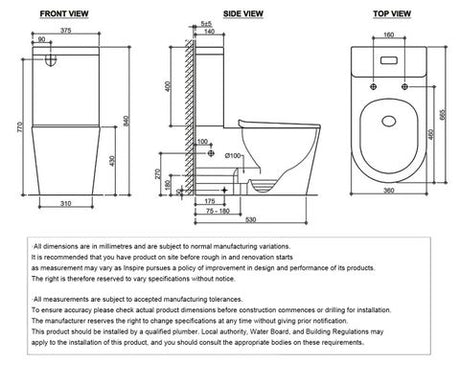 Feanza Bidet Spa Toilet Set — detail 3