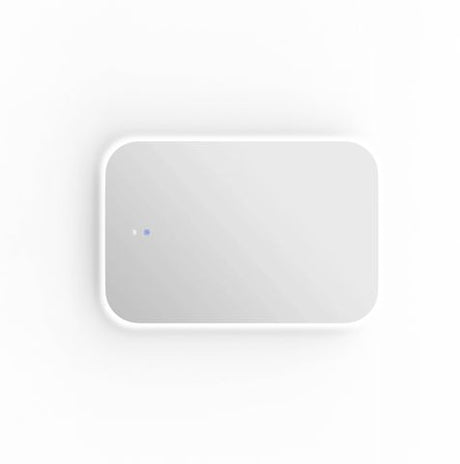 LED Newport 900(H)x600(W) Frameless Back Lit Tuffi Mirror - Install Horizontal or Vertical — detail 6
