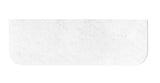 Havana 1500x500x20 Solid Surface Cloudy Carrara Top No Hole