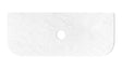 Havana 1200x500x20 Solid Surface Cloudy Carrara Top