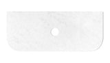 Havana 1200x500x20 Solid Surface Cloudy Carrara Top