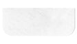 Havana 1200x500x20 Solid Surface Cloudy Carrara Top No Hole