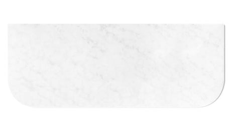 Havana 1200x500x20 Solid Surface Cloudy Carrara Top No Hole