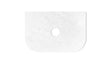 Havana 750x500x20 Solid Surface Cloudy Carrara Top